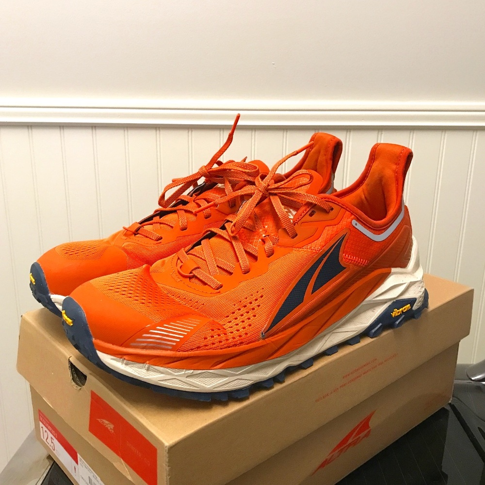 Altra Men's Orange Athletic Shoes